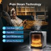Livatro 3L Stainless Steel Warm Mist Humidifier, Easy Clean, Warm Steam, Sleep Mode & Auto-off, Healthy Air for Bedroom & Living Room - Black - 2 of 4