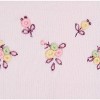 Girls' Embroidered Floral Footies - Petit Confection - 2 of 2