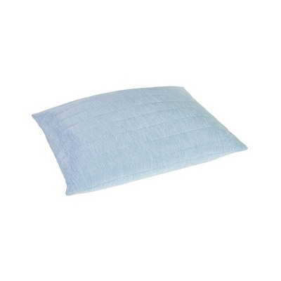 Blue Quilted Cooling Hypoallergenic Polyester Bed Pillow