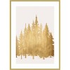 Amanti Art 30"x41" Tan Trees by Kubistika Wood Framed Wall Art Print - 4 of 4