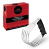Last Confection Pastry Blender Dough Cutter - Soft Grip Handle & Stainless Steel Blades - Professional Flour Mixer for Pasta, Pie Crust and Cake - 3 of 4
