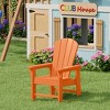 WestinTrends Malibu Kids Outdoor HDPE Adirondack Plastic Patio Chair - 2 of 4