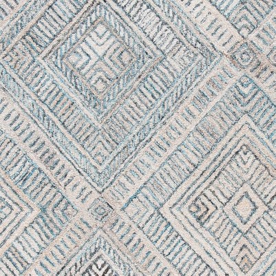 turquoise/beige