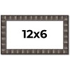 PosterPalooza | Panoramic Deco Black Picture Frame - UV Acrylic, Foam Board Backing, Hanging Hardware - 2 of 4