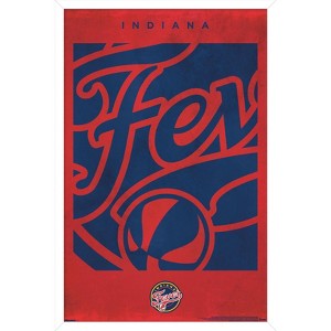 Trends International WNBA Indiana Fever - Logo 25 Framed Wall Poster Prints - 1 of 4