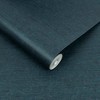 Silk Texture Navy Blue Plain Paste the Wall Wallpaper - 3 of 4