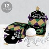 Big Dot of Happiness Mardi Gras - Treat Box Party Favors - Masquerade Party Goodie Gable Boxes - Set of 12 - 3 of 4