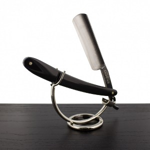 WCS Black Straight Razor, 6/8 Carbon Steel - 1 of 1