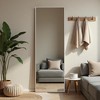 Aluminum Alloy Thin Edged Rectangular Silver Full-Length Mirror 163x54x1.5cm (With Bracket) - 3 of 4