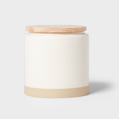 Medium Glass Storage Canister with Wood Lid - Threshold™