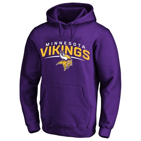 NFL Minnesota Vikings Men's Big & Tall Long Sleeve Core Fleece Hooded  Sweatshirt - 2XL
