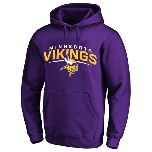 MINNESOTA VIKINGS JUST GO WITH IT PREMIUM FLEECE DROP SHOULDER CREWNECK  PULLOVER