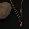 SOHI Women's Gold Everyday Multi-Layer Necklace - 3 of 4