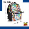 Disney Toy Story Backpack For Kids - Woody, Buzz Lightyear, Jessie, Bo Peep, Forky Bookbag For Toddlers, Boys, Girls, Blue - 4 of 4
