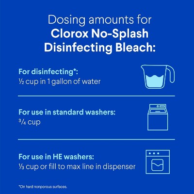 Clorox Splash-Less Liquid Bleach - Regular - 117oz, 6 of 17