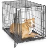 Double-Door Wire Rabbit Cage, Dog Cage, Suitable for Carrying, Exercising, and Housing Pets of Various Kinds, Equipped with A Handle, Foldable - 3 of 4