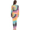 Just Love Women's Tie Dye Two Piece Thermal Pajama Set - 3 of 3