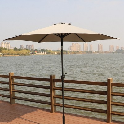 Vynxaria 9ft Patio Umbrella with Carry Bag - UV-Resistant & Waterproof for Outdoor Shade