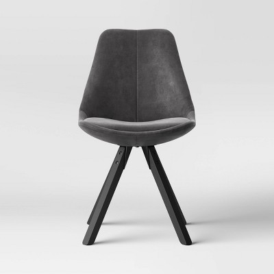 project 62 copley upholstered dining chair dark