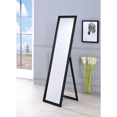 Walnut Finish Full Length Freestanding Kids Mirror