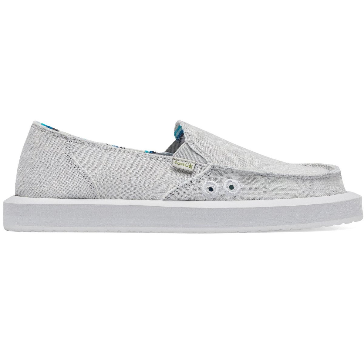 Женские туфли Sanuk Women's Donna St Hemp Loafers - Grey, 9 — фото 2