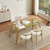 Anybear 70.9 Inch Rectangular Glass Dining Table - 2 of 4