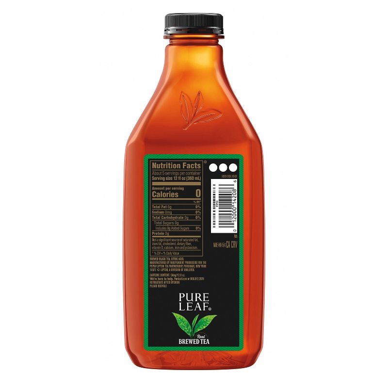 Pure Leaf Unsweetened Iced Tea - 64 fl oz Bottle, 4 of 5