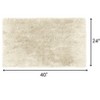 Haven Collection Bathroom Rug 100% Polyester Tufted Bath Mat, Non-Slip TP Rubber Backing, Machine Washable Bath Rug - 2 of 2
