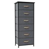 Crestlive Products Vertical Dresser for Bedroom Storage Tower with Sturdy Steel Frame Wood Top Easy Pull Fabric Bins - 2 of 4