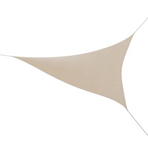 Flash Furniture Palmetto 12ft Triangle Sun Sail Shade Canopy with Included Nylon Attachment Ropes in Sand - 1 of 4