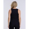 Women's Crew Neck Racerback Cropped Maternity Tank | Motherhood Maternity - 2 of 4