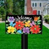 Whimsy Flowers Spring Magnetic Mailbox Cover Standard Briarwood Lane - 2 of 3