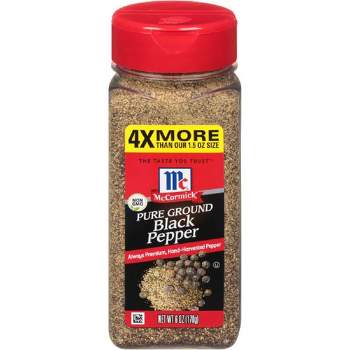 McCormick Black Peppercorn Grinder 1.24 oz. - 6/Pack