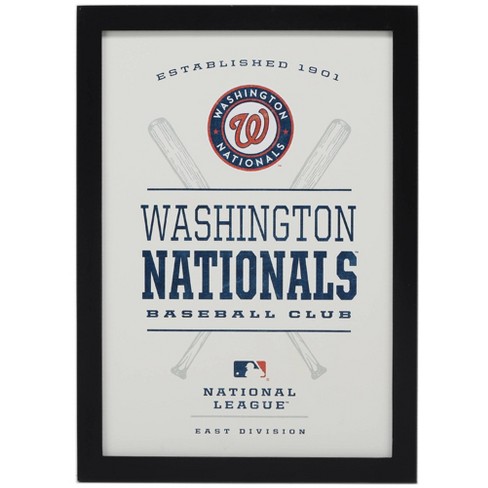 Washington Nationals Baseball Wood Sign