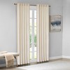 Set of 2 Bryce Poly Velvet Room Darkening Curtain Panels - image 2 of 4