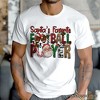 Santa’s Favorite Football Player Plaid Christmas T-Shirt, Sports Team Holiday Tee | OrnamentallyYou - 4 of 4