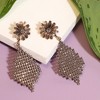 SOHI Women's Antique Silver Party Drop Earrings - 2 of 4