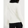 Imily Bela Womens Bell Long Sleeve Knit Tops Lightweight Pullover Sweaters - 4 of 4