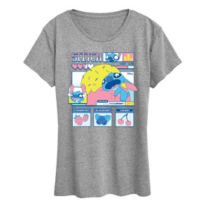 Women's - Lilo and Stitch - Stitch Food Kawaii Short Sleeve Graphic T-Shirt - 1 of 4