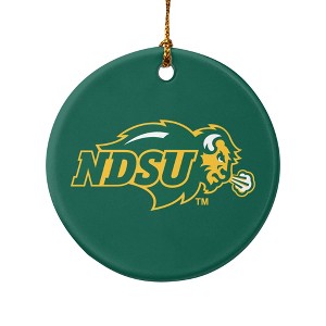 North Dakota State University Porcelain Holiday Christmas Tree Ornament - 1 of 4