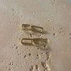 Adornia 14K Gold Plated Crystal Single Link Drop Earrings - 3 of 4