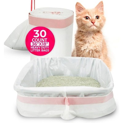 PetsWorld Cat Litter Box Liners, X-Large: 36 x 18-in, 30 count