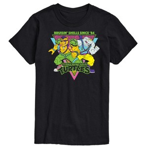 Men's - Teenage Mutant Ninja Turtles - 80s Bebop Rocksteady Short Sleeve Graphic T-Shirt - 1 of 4