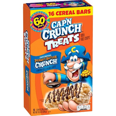 Cap'n Crunch Treat Bar Peanut Butter Crunch - 16ct