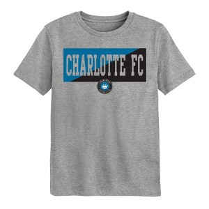 MLS Charlotte FC Boys' Gray Poly T-Shirt - 1 of 1
