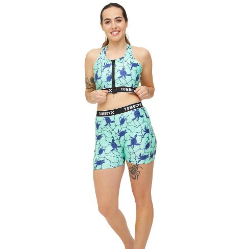 Tomboyx Swim 4 5 Shorts Quick Dry Bathing Suit Bottom Mid rise  