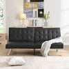 NicBex 66.9 Inch Fabric Convertible Folding Futon Sofa Bed with Stainless Legs for Living Room,Office,Apartment,Bedroom - 2 of 4