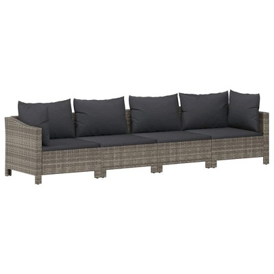 vidaXL Garden Lounge Set Grey