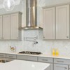Cobbe Pot Filler Faucet Chrome Wall Mounted Folding Kitchen Mixer Hob Mixer with Double Section Swing Arms - 3 of 4