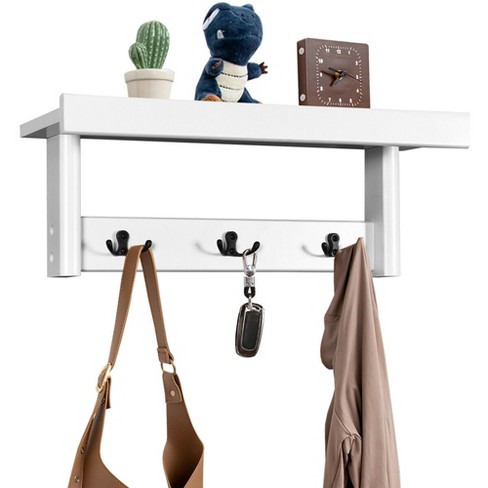 Coat Rack With Shelf the Ed Key Holder Entryway Organizer Towel